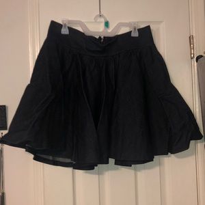 Custom made jean skirt by a Reco Chapple